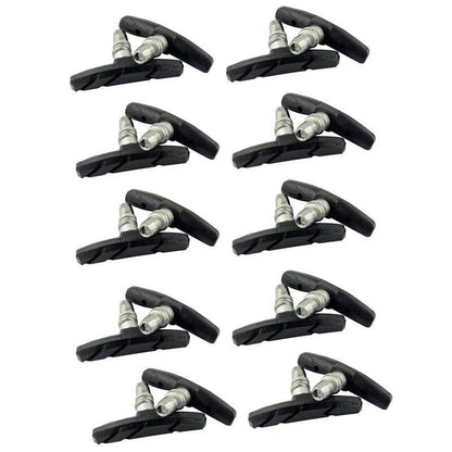 Set of 1/2/4/6/10 Silent Brake Pads for MTB and Road Bikes, Bicycle V-Brake Shoes, Durable Cycling Accessories, Color: Parallel Import