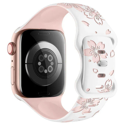 Apple Watch 40mm 41mm 44mm 45mm 46mm 49mm 対応 ソフトシリコーンストラップ レディースブレスレット対応モデル：Series 10/9/8/7/6/5/4/SE/Ultra 1/2 バンドカラー：;発送元： 並行輸入品