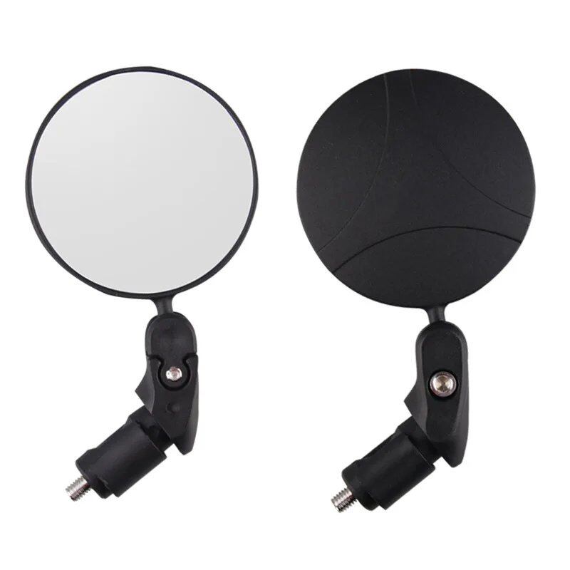 1/2-Piece Universal Bicycle Rearview Mirror, Adjustable and Rotating Wide Angle, for Cycling Handlebars, Rear View, MTB/Road Bike Accessories, Parallel Import