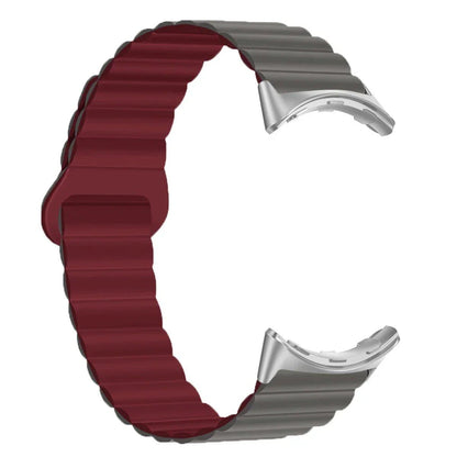 Replacement Magnetic Loop Strap for Google Pixel Watch 1/2, Silicone Sport Band, Band Color: Black, Band Width: Parallel Import
