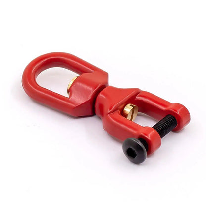 Metal Trailer Towing Buckle, Tow Shackle Hook Decoration for 1/10 Scale RC Rock Crawlers - Compatible with Axial SCX10, Traxxas TRX4, D90, and YIKONG D110 (Imported)