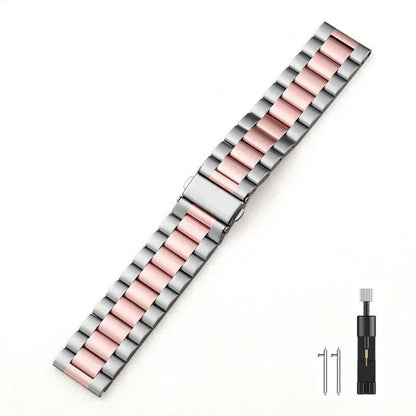22mm Metal Strap, Premium Stainless Steel Wristband for Garmin Forerunner 265, 965, 955, 255, Music, and Garmin Venu 3/2 Accessories, Band Color: Parallel Import