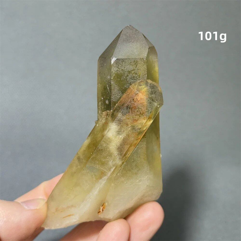シトリン タワークリスタル 天然クォーツ 鉱石 エネルギー ヒーリング スピリチュアル オーラ 魔術 ホームデコレーション カラー： 並行輸入品