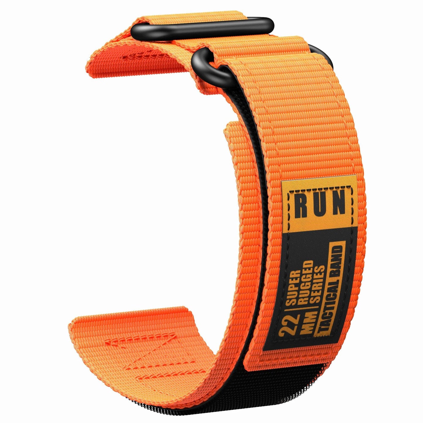 22mm Nylon Watch Strap for Garmin Forerunner 745, Huawei, and Samsung - Compatible with Garmin vivoactive 3 Music, Universal 22mm Watch Band, Band Color: ; Band Width: 22mm, Parallel Import