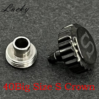 High-quality NH35, NH36, S-Crown, High-quality Log Case Crown, Compatible with NH34 and NH35, Waterproof Watch Replacement and Repair Tool Kit, Color: Parallel Import