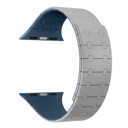 Apple Watch用シリコンマグネットストラップ - Ultra 2/Series 9/8/7/6/SE/5対応 49mm/44mm/40mm/S10/46mm/42mm/41mm/45mm ブレスレット サイズ;発送元： 並行輸入品