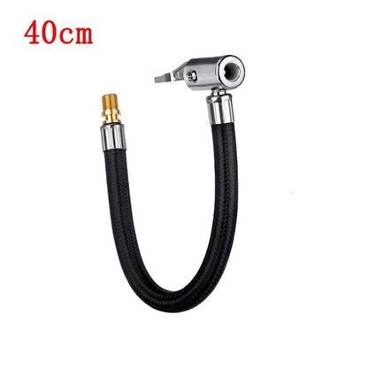 10/20/30/60cm Car Tire Pump Extension Hose, Motorcycle Tire Inflation Tube Adapter Connector Hose, Car Exterior Accessories, Color: Parallel Import