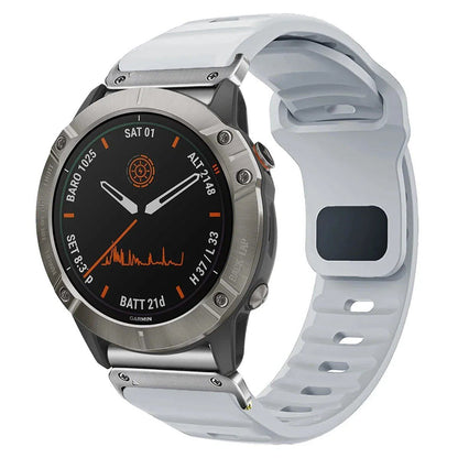 QuickFit Silicone Strap for Garmin Fenix 8, E, 7, 7X, 6X, Pro, 5X Plus, Epic, Pro Gen 2, 47mm, 51mm, Enduro 3, Gapless, 22mm, 26mm, Watch Band, Size: 2; Ships from: Parallel Import