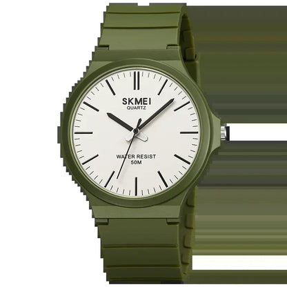 SKMEI 2108 Simple Waterproof Quartz Watch for Men, Casual, Shock-Resistant, Ultra-Thin, Sports Watch, 1419 Lerohonbre, Color: Parallel Import