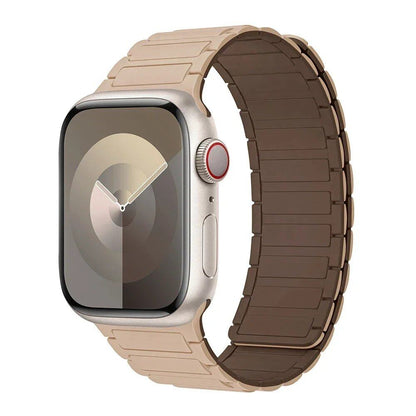 Magnetic Loop Band for Apple Watch, Compatible with 44mm, 40mm, 49mm, 45mm, 41mm, and 38mm Silicone Straps, Compatible with iWatch Series 9/8/7/6/5/4/3/SE/Ultra 2, Parallel Import