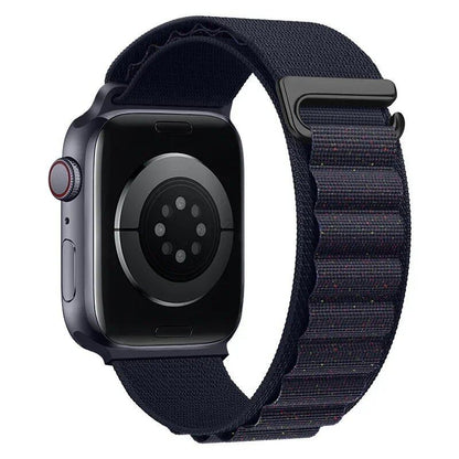 Apple Watch Ultra用アルパインループストラップ - 49mm 45mm 44mm 42mm 41mm 40mm対応 メタルCフックバンド（iwatch SE/シリーズ9/8/7/6/5/4/3互換） バンドカラー：mm 並行輸入品