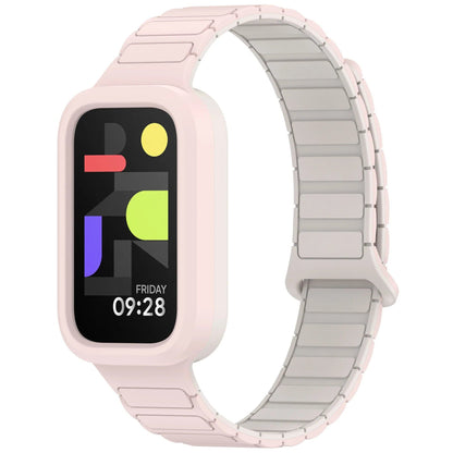 Magnetic Watch Strap for Redmi Band 3, Xiaomi Smart Band 9 Active Wristband, Silicone Strap, Band Color: Parallel Import