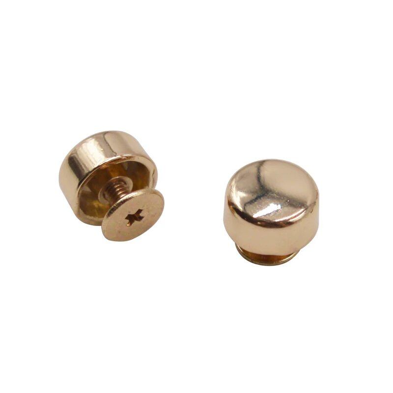 10個セット バッグ底用 平ネジ 金属アクセサリー 12 14 17.5mm スタッド リベット ハードウェア 中足釘 サイズ：1 並行輸入品