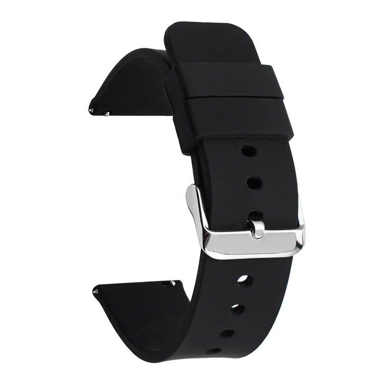 Compatible with Huawei GT2/GT3, 14/16/18/20/22/24mm, Quick Release Silicone Band, Universal Sports Watch Strap, Unisex Bracelet for Men and Women, Band Color: mm, Parallel Import