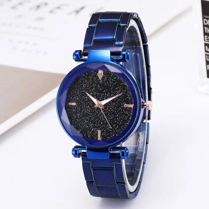 High-quality, fashionable, casual women's waterproof, luminous steel band sports watch for students and women. Parallel import.
