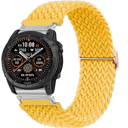 Nylon Loop Strap for Garmin Fenix 8/7/6 Pro/5 Plus, QuickFit Band, 22mm/26mm, Compatible with Garmin Smartwatches 3HR 945, Epix Gen 2, Band Color: mm, Parallel Import