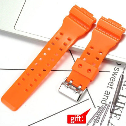 Camouflage Rubber Strap for Men's Casio G-Shock GA100, GA110, and GD120 Sports Watches. Band Color: 16mm; Band Width: 16mm; Ships from: Parallel Import.