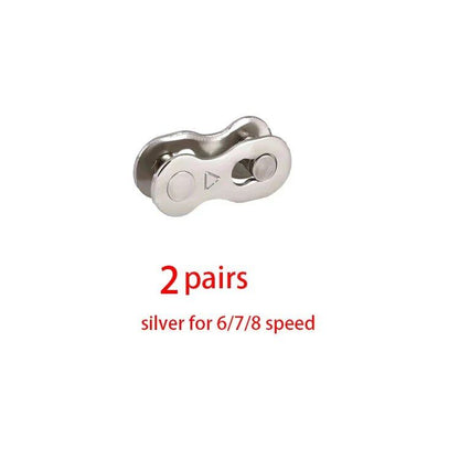 Universal Bicycle Chain Connector for 1/6/7/8/9/10/11 Speed Mountain/Road Bikes, Quick Link, Chain Master, Cycling Parts, Color: Parallel Import