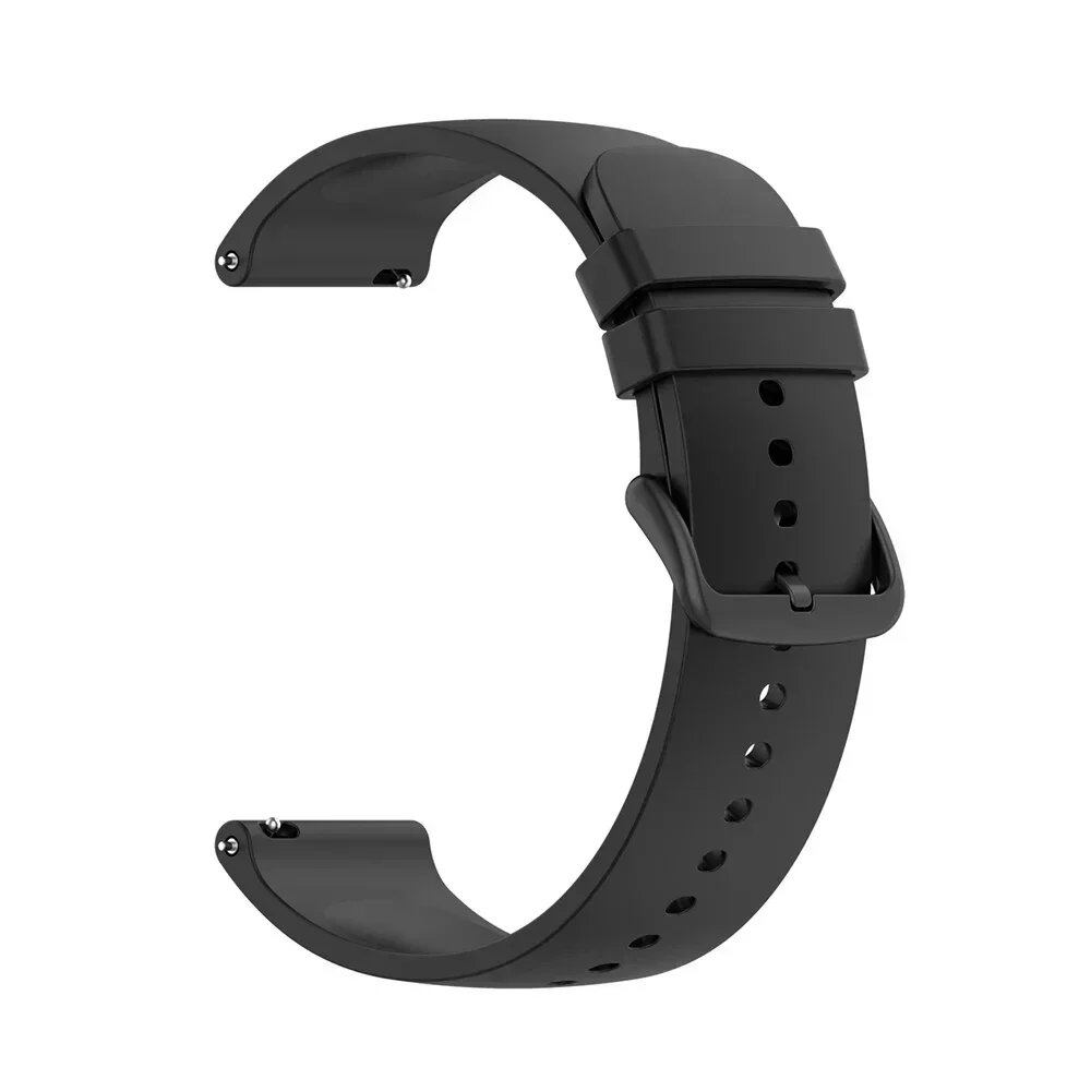 Silicone Watch Strap for Realme Watch 3/2 Pro/S Pro, 20mm/22mm Smartwatch Replacement Band, Band Color: mm, Wristband, Parallel Import