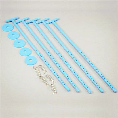 Set of 5 Plastic Tire Holders for 1/8 &amp; 1/10 RC Cars, Hobby Model Accessories, Convenient Tire Storage, Parallel Import