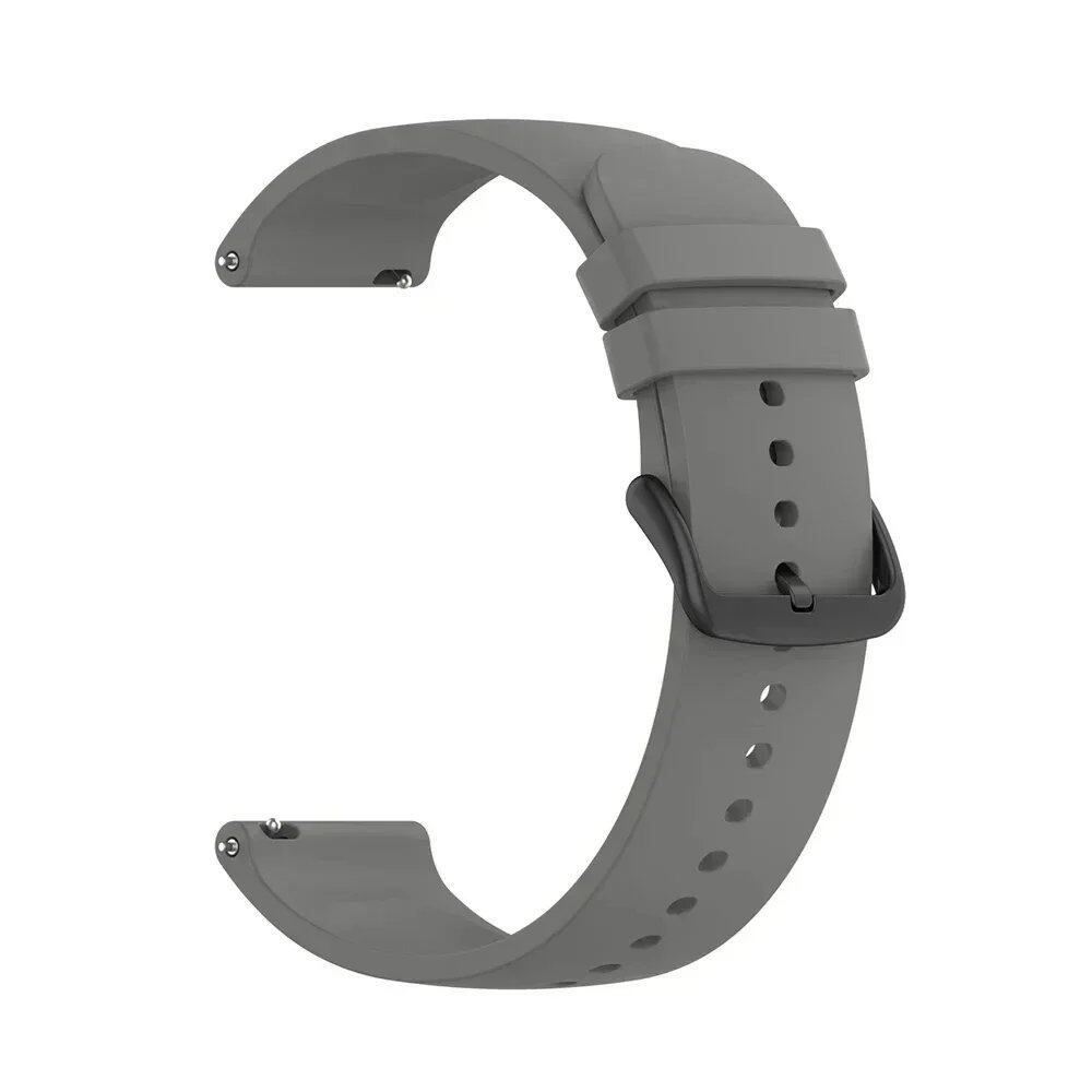 Silicone Watch Strap for Realme Watch 3/2 Pro/S Pro, 20mm/22mm Smartwatch Replacement Band, Band Color: mm, Wristband, Parallel Import