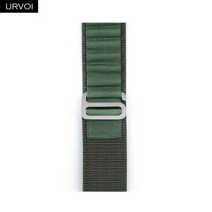 URVOI Apple Watch Ultra 2 Band, Compatible with Series 10/9/8/7/6/SE, Alpine Loop Black, G-Hook Closure, Polyester Woven Cord, Compatible with iWatch 49mm, Band Colors: 44mm, 45mm, 46mm, 49mm, Parallel Import