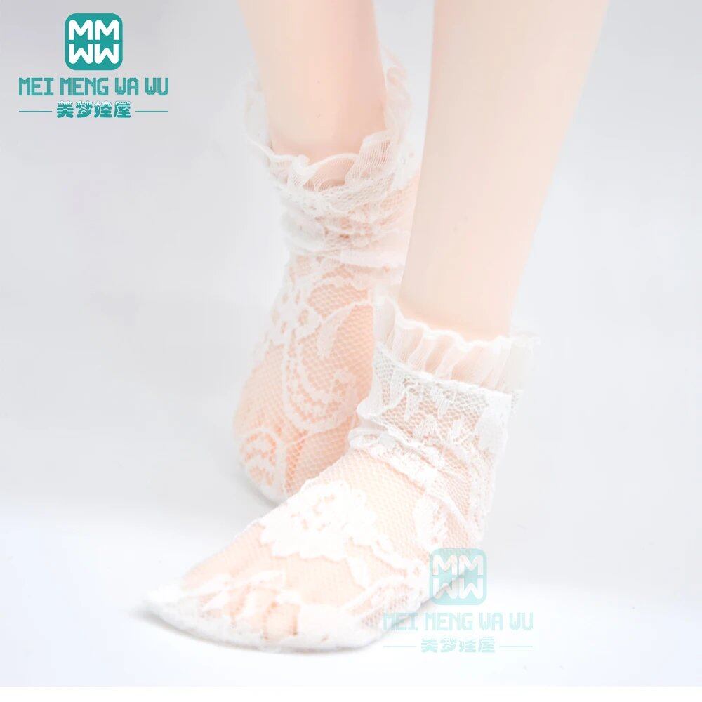 Multicolored Fashion Socks Set for 1/6, 1/4, and 1/3 Size BJD (SD/DD/MSD/YOSD) Dolls. Color: BJD-0cm. Parallel Import.