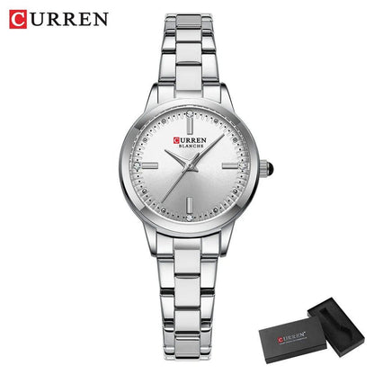 Karlen Women's Simple Dial Bracelet Quartz Watch, Stylish and Elegant, Color: Parallel Import