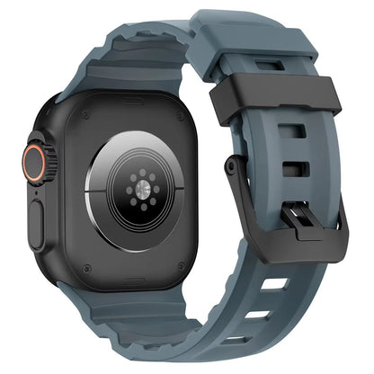 Trail Silicone Band Bracelet Strap for Apple Watch Ultra 2 49mm / Series 10/9/8/7 45mm / iWatch 6/5/SE 44mm, Band Color: mm, Parallel Import
