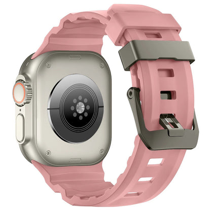 Trail Silicone Band Bracelet Strap for Apple Watch Ultra 2 49mm / Series 10/9/8/7 45mm / iWatch 6/5/SE 44mm, Band Color: mm, Parallel Import
