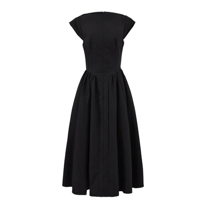 Sanin Heart New French Style Sexy Backless Sleeveless Pleated Slim Fit Vest Style Dress Summer Size: Parallel Import
