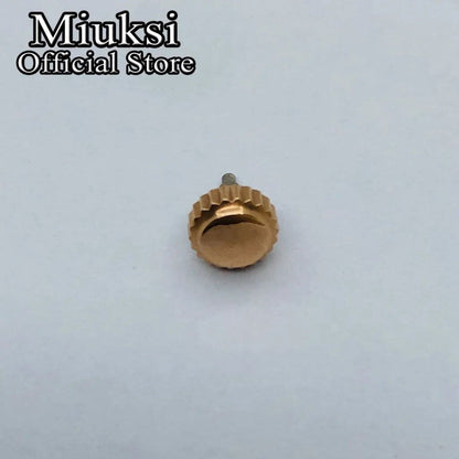 Miukushi Watch Crown, Stainless Steel, Compatible with 36mm, 39mm, and 40mm Datejust Cases (NH35, NH36, Miyota 8205, 8215, 821A, DG2813, and 3804 Movements), Parallel Import