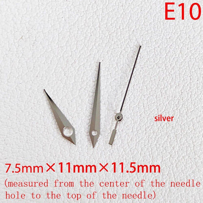ETA Series Watch Accessories, Green &amp; Blue Super Luminous Hands for ETA 2824, 2892, 2836, and 2834, Parallel Import