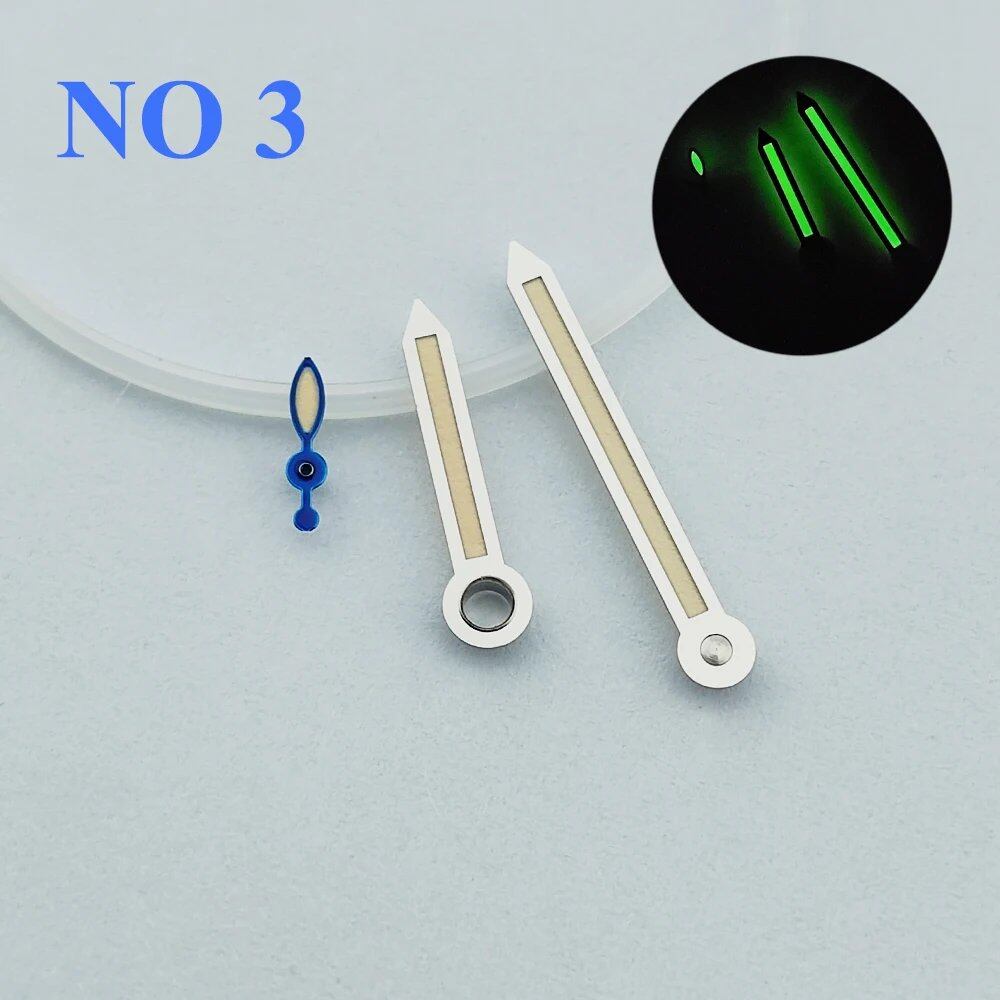 "ST2555 Compatible Green Fluorescent Hands Watch Hand Set, Compatible with ST2555/ST2533/ST2557 Movements, Watch Parts" Parallel Import