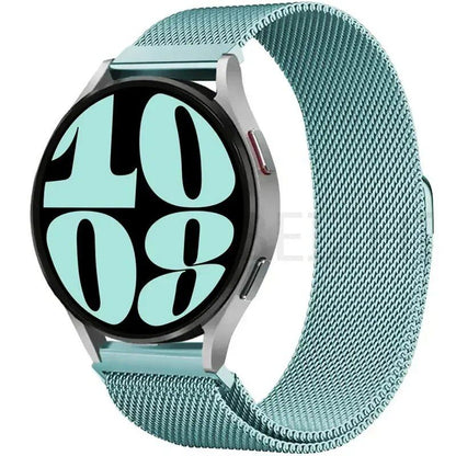 Compatible with Samsung Galaxy Watch 5/6/4/Classic, 22mm/20mm Metal Milanese Loop Magnetic Star-Like Bracelet, Hubai GT4/3/2e Strap, Size 2, Parallel Import