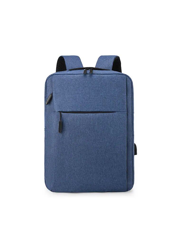 15.6インチ メンズ ノートPCバックパック ナイロン製 旅行用 USB充電対応 防水 ビジネス 学生用 リュックサック サイズ：15インチ;色 並行輸入品