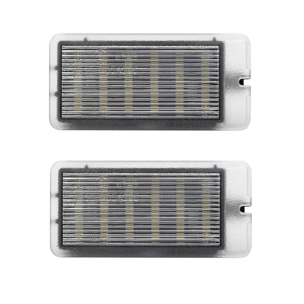 Set of 2 LED Trunk Lights for Nissan, Dacia, Renault, Clio, Megane 2, 3, Espace 4, Twingo, and Grand Scenic. Parallel import.