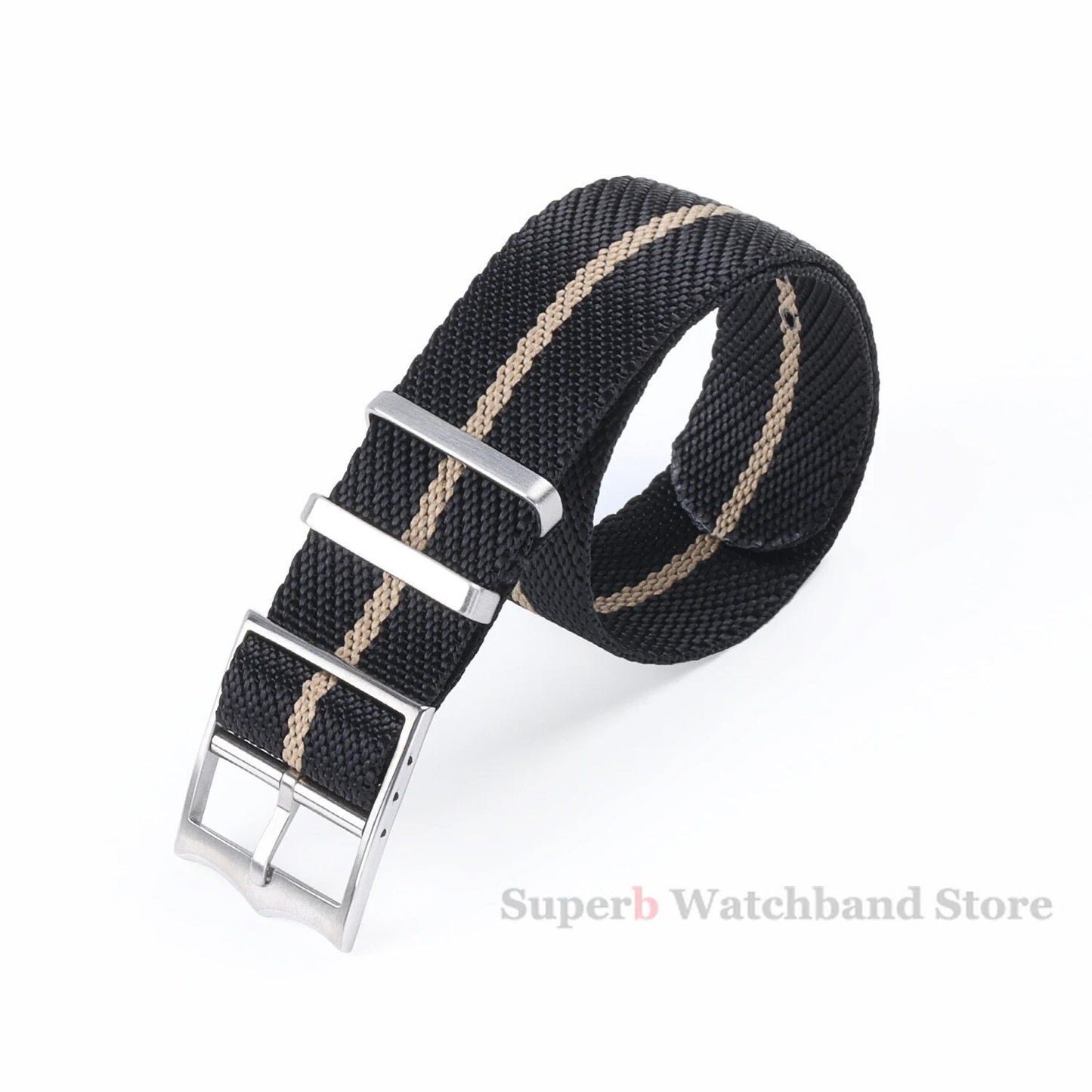 Premium Nylon Strap - Tudor 20mm, 22mm Canvas Military Watch Band - Seiko Fabric Bracelet - Rolex Wristband with Bronze Buckle, Band Color: mm, Parallel Import