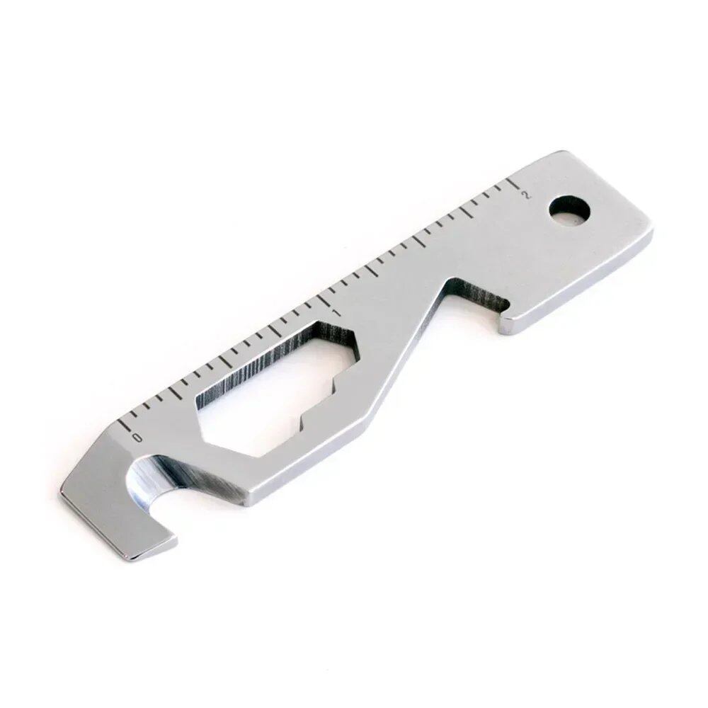 10-in-1 Portable Survival Tool, Camping Gear, Bottle Opener, Ruler, Keychain, Outdoor Tool, Hiking &amp; Camping Accessories, Color: Parallel Import
