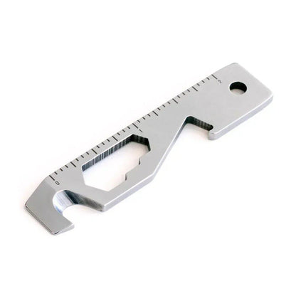 10-in-1 Portable Survival Tool, Camping Gear, Bottle Opener, Ruler, Keychain, Outdoor Tool, Hiking &amp; Camping Accessories, Color: Parallel Import