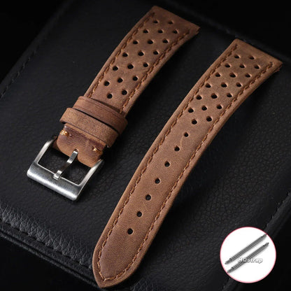 Matte Breathable Watch Band, Universal Replacement Strap for 18mm, 20mm, and 22mm Watches, Waterproof Bracelet with Solid Buckle, Unisex, Matte Color, Imported