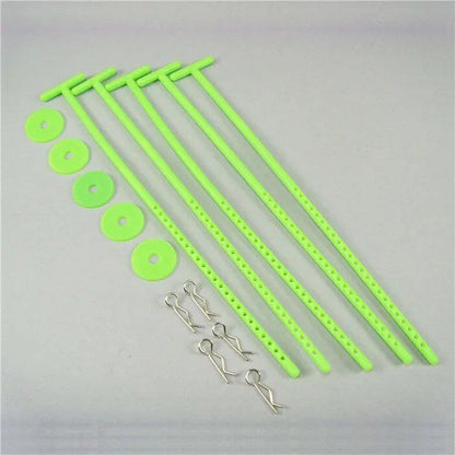 Set of 5 Plastic Tire Holders for 1/8 &amp; 1/10 RC Cars, Hobby Model Accessories, Convenient Tire Storage, Parallel Import