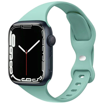 Waterproof Slim Silicone Sport Band for Apple Watch Ultra 49mm/Series 9-8-7 (41mm/45mm/44mm/40mm) - Compatible with iWatch 10 (46mm/42mm) Band Color: mm; Ships from: Parallel Import