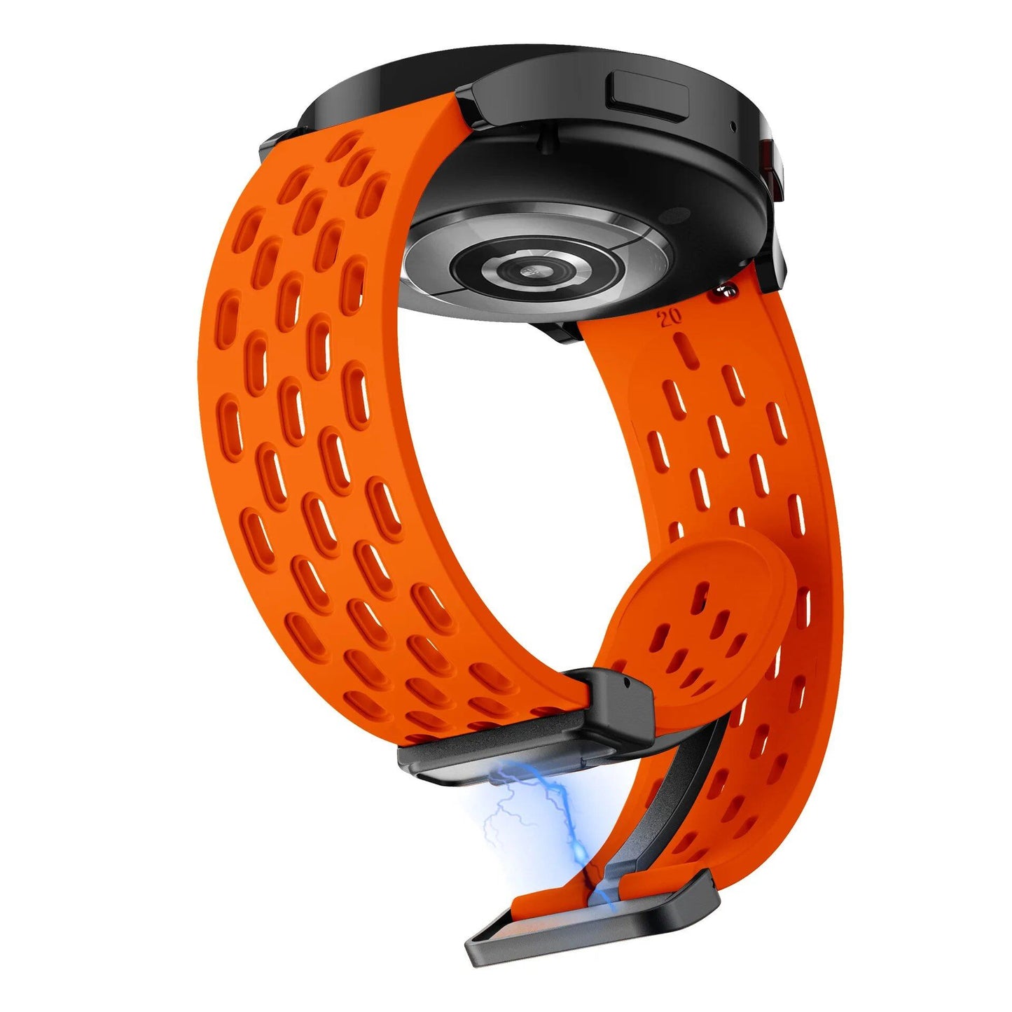 22mm Silicone Sport Strap for Huawei Watch GT 5 Pro/GT5/GT4/GT3/GT2/Watch 4/3 Pro - Magnetic Strap, Band Color: Parallel Import