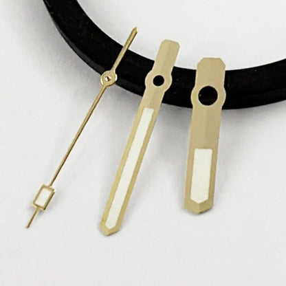 NH35 62MAS Hands, C3 Strong Green Luminous Hands, Silver, Gold, Rose Gold, Black Pointer, Compatible with NH34, NH35, NH36 4R/7S Movements, Color: NO. Parallel Import