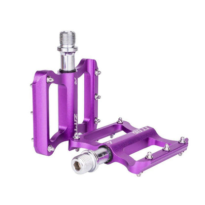ZTTO Ultra-Lightweight Flat Pedals for Road Bikes, Aluminum Alloy, Bearings, Anti-Slip, Folding Pedals, Cycling, JT06; Ships from: Parallel Import