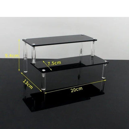 1-5 Tier Acrylic Display Stand/Clear Case (for Cupcakes, Perfume, Dolls, Amiibo, and Funko POP Figures) Color: Parallel Import