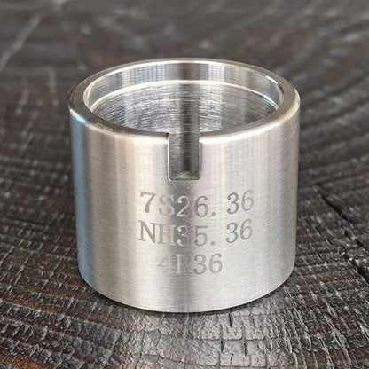 SKX007 Watch Movement Holder Bracket, Correction Base Retainer Repair Assembly Tool for NH34, NH35, NH36, NH37, 38, 39, 7S26, 7S36, and 4R36 Watches, Stainless Steel, Parallel Import