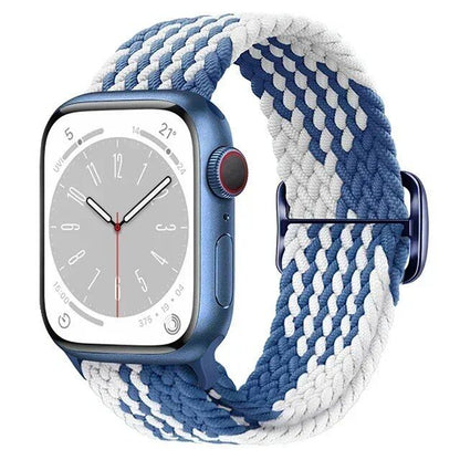 アップルウォッチUltra 2用ナイロンストラップ バンド 49mm 40mm 44mm 41mm 38mm 45mm対応 伸縮ブラidedループ ブレスレット iWatchシリーズ9/8/7/6/SE/5/4対応 バンドカラー：mm 並行輸入品