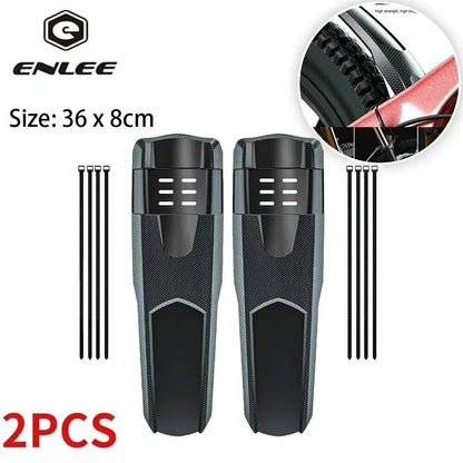 ENLEE Bike Hard Shell Fenders, Front and Rear Wheel Mudguards, MTB Mudguards, Cycling Parts &amp; Accessories, Color: XQ, Parallel Import